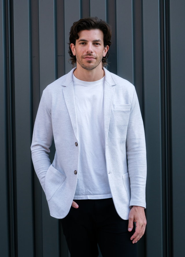 Knit Blazer: Oatmeal (2026)