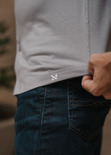 Short Sleeve Button Down: Slate Grey