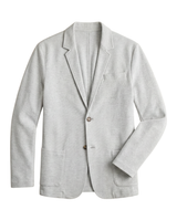Casual Knit Blazer: Oatmeal