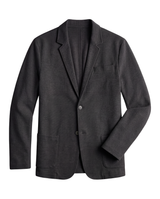 Casual Knit Blazer: Carbon Black