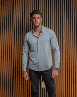 Long-Sleeve Button-Down: Dusty Blue (2026)