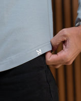 Long-Sleeve Button-Down: Dusty Blue (2026)