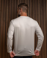 Smart Long-Sleeve Crew: Arctic White (2026 Pima Enhanced)