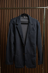 Casual Knit Blazer: Navy Blue (2026)
