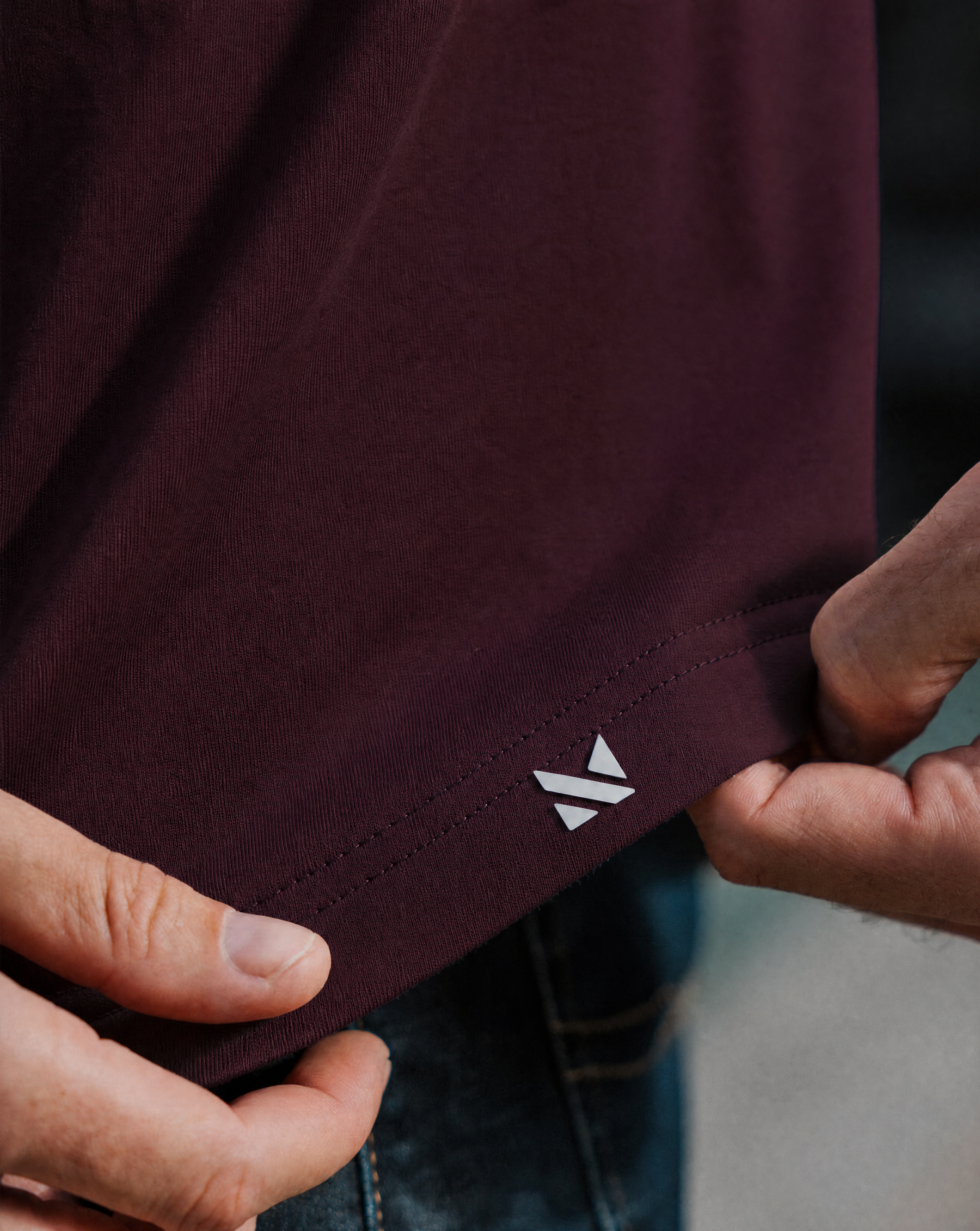 Long-Sleeve Casual Button-Down: Maroon (2026) - Noble Threads