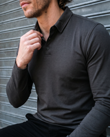 Everyday Hero Polo: Midnight Grey (2026 Pima Enhanced)